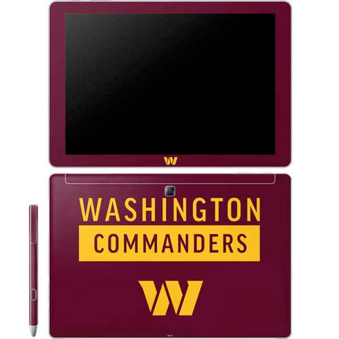 NFL Washington Commanders Galaxy Book 12in Skin